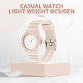 thumbnail image 3 of Findtime Women's Wrist Watches Nurse Watches with Second Hand for Women Waterproof Easy Read Dial Minimalist Basic Watch Luminous Nursing Watch for Women Gold Black Green White Pink, 3 of 7