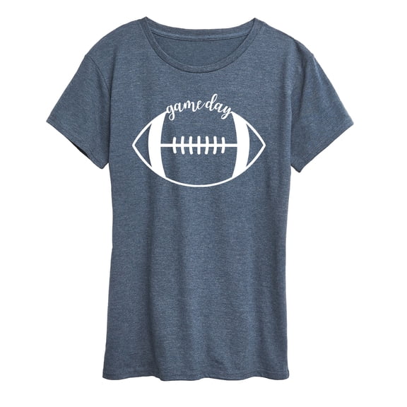 Instant Message - Game Day Football - Women's Short Sleeve Graphic T-Shirt