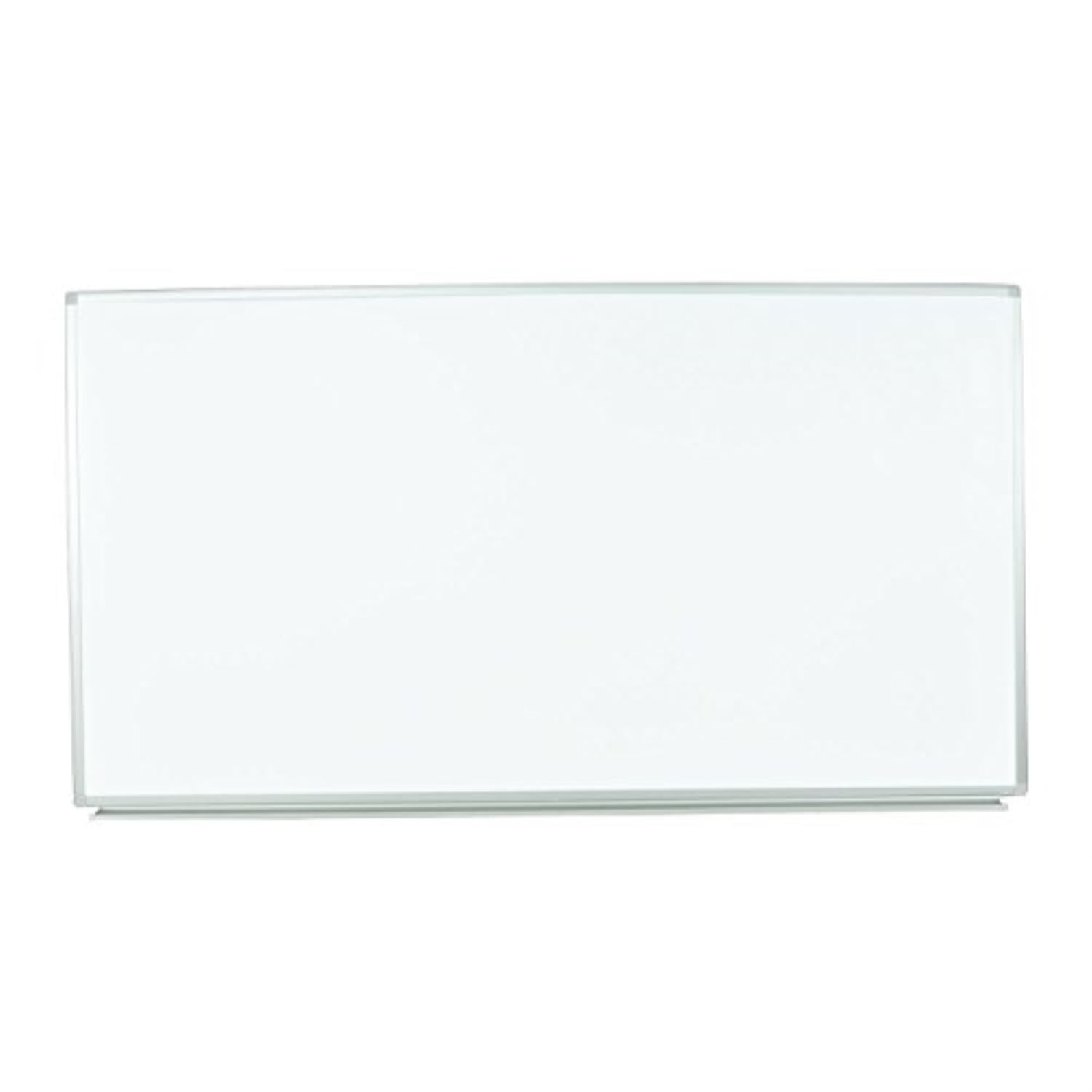 offex 72"w x 40"h wall mounted dry erase whiteboard with