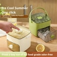 thumbnail image 4 of 2025 Portable Ice Maker for Freezer with Ice Bin Fast, Compact Countertop Design & Storage Drawer | One-Touch Operation for Home, Office, Household & Outdoor Use Makes 48 Ice Cube (White), 4 of 8