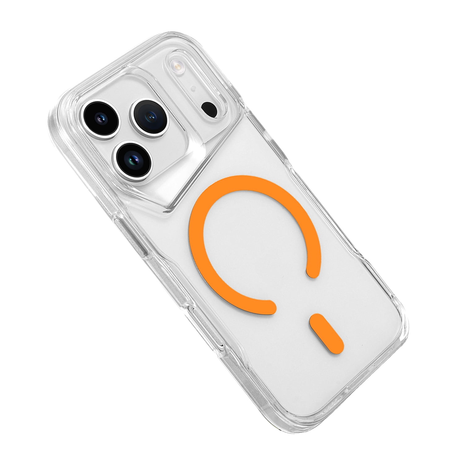 Tinted Edge MagSafe Clear Case for iPhone 17 Pro Max - Orange
