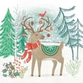 thumbnail image 3 of Urban, Mary 15x15 Black Modern Framed Museum Art Print Titled - Reindeer Jubilee V, 3 of 5