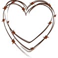 thumbnail image 3 of CafePress - Barbed Wire Heart Mug - 11 oz Ceramic Mug - Novelty Coffee Tea Cup, 3 of 6