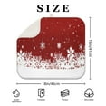 thumbnail image 4 of Red Christmas Snowflake Pattern Dish Drying Mat for Kitchen 1 Pack, Ultra Absorbent Microfiber Dishes Drainer Mats,16x18in(41x46cm), 4 of 6