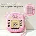 thumbnail image 7 of 2-in-1 Cat Magnetic Drawing Board - DIY Hair Styling Toy, 7 of 7