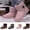 Coffee, variant on Womens Ankle Snow Boots Round Toe Platform Sole Faux Suede Cable Knit Knitted Cuff Warm Slip On Winter Boots Coffee Size US5
