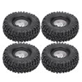 thumbnail image 2 of 4 Uds Llanta de rueda de 1,9 pulgadas neumático de goma oso de fresa Apto para 1/10 RC Crawler 115mm, 2 of 10