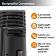 thumbnail image 6 of Lasko 24" 1500W Full Circle Warmth Oscillating Ceramic Space Heater, Black, CT24362, 6 of 14