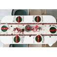 thumbnail image 6 of ChristmasTable Runner 72 Inches Long Black and White Plaid Table Runner with Christmas Tree Winter Holiday Farmhouse Kitchen Dining Table Runner Decoration for Indoor Outdoor Home Party, 6 of 7