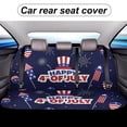 thumbnail image 5 of 4th of July Car Rear Seat Cover Accessories Universal Fit Car Seat Covers Durable, 5 of 6