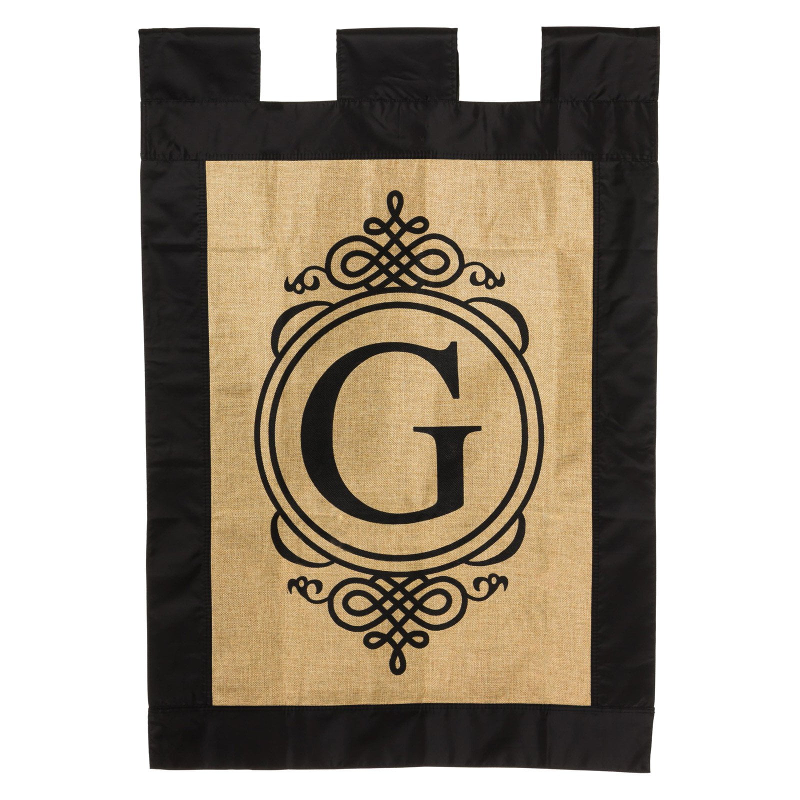 Evergreen Enterprises Burlap Monogram Garden Flag - Walmart.com