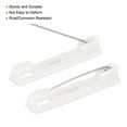 thumbnail image 4 of Uxcell 100Pcs Safety Bar Pins 36mm Brooch Clasp Pin Backs for ID Badges Name Cards Tags DIY Craft, White, 4 of 5