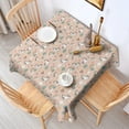 thumbnail image 2 of Brown Cartoon Unicorn Rainbow Cloud Heart Pattern Square Tablecloth,Waterproof Square Table Cover,Wipeable Spillproof Washable Table Cover for Home Kitchen Party Decor 42"X42"(107x107cm), 2 of 6