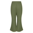thumbnail image 5 of JJHGVB Linen Pants Women High Waisted Pants Womens Pants Cotton Linen Drawstring Back Elastic Waist Pants Casual Pants With Pockets Drawstring Pants Women Womens Casual Pants Bronze L, 5 of 5