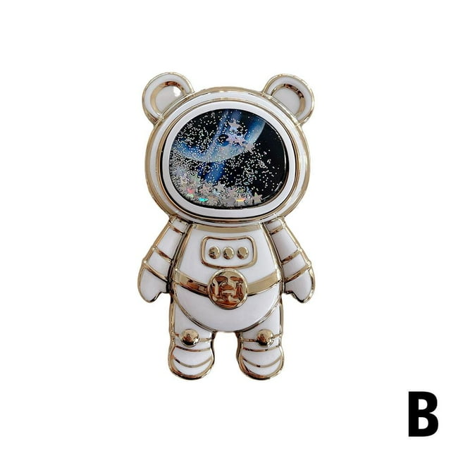 Étui de Téléphone Portable Astronaute Petite Sable Mouvant Support Arrière