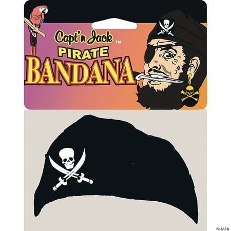 Seasons Best Halloween Llc - Pirate Jack Head Bandana - Standard
