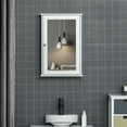 thumbnail image 2 of kleankin Bathroom Mirror Cabinet, Wall Mounted Medicine Cabinet w/ Shelves, 2 of 10