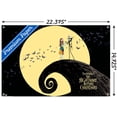 thumbnail image 3 of Disney Tim Burton's The Nightmare Before Christmas - Moonlight Wall Poster with Push Pins, 14.725" x 22.375", 3 of 3
