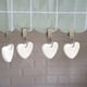 thumbnail image 2 of Pesas para manteles, perchas con forma de corazón, pesas para manteles con clips de acero inoxidable, mantel de piedra en forma de corazón, 8 paquetes (blanco), 2 of 5