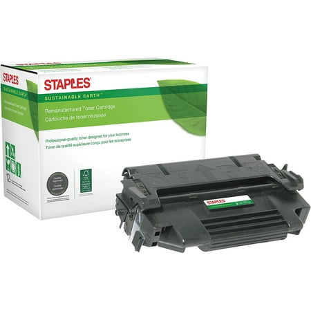 Staples Remanufactured Toner Cartridge Replacement for HP 98A (Black)