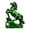 Green, variant on Black Ebony Wood Horse Figurine Hand Carved Ornament For Home Decor Living Room Shelf Desk Decoration 8Cm Sculpture