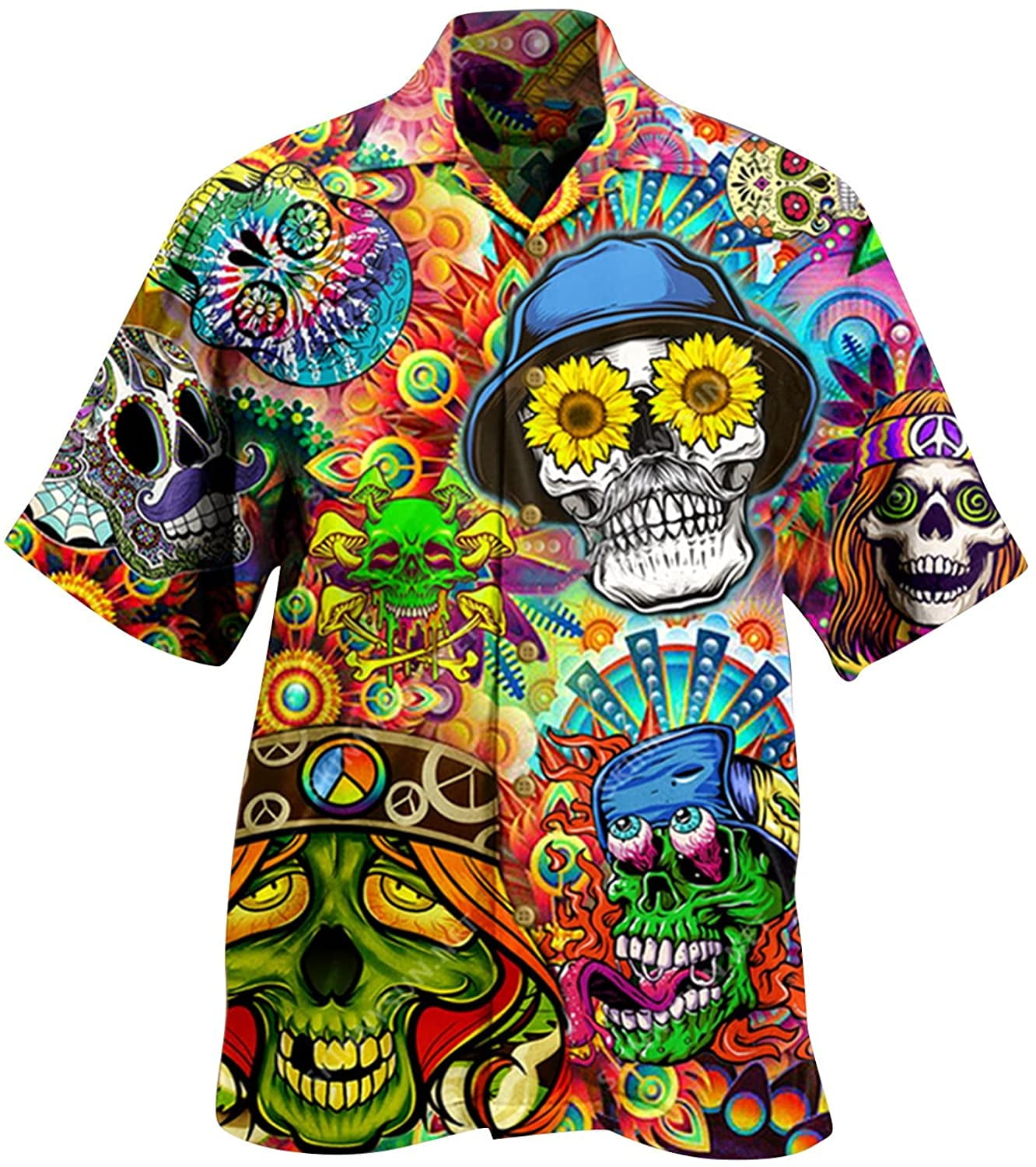 Hawaiian Shirt Casual Print Beach Shirt 