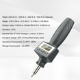 thumbnail image 2 of Digital Torque Screwdriver Kit 1.2-inch LCD Display Reversible Torque Data Storage in Peak Mode with 10pcs Bits Carrying Case for Electricians, 2 of 7