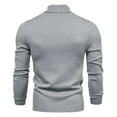thumbnail image 5 of GA WEIHUA Clearance! Mens Knitted Turtleneck Sweater Side Ribbed Slim Fit Pullover Long Sleeve Turtle Neck Sweaters Thermal Casual High Neck Pullovers Shirt(Gray,L), 5 of 5