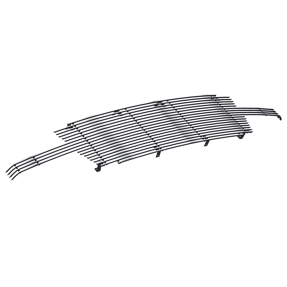 For 03-06 Chevy Avalanche/03-05 Silverado 1500/2500 Black Billet Grille