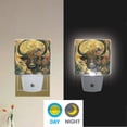 thumbnail image 5 of Cattle Flower Moon Night Light 2 Pack LED Nightlight Plug into Wall Dusk to Dawn Sensor Soft White, 5 of 7