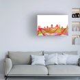thumbnail image 3 of Marlene Watson 'Sacramento Skyline Summer Swirl' Canvas Art, 3 of 3