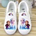 thumbnail image 1 of Zapatos de lona para niños de Disney, zapatos bajos para niñas de frozen elsa, zapatos casuales antideslizantes transpirables de PU para otoño, 35 plantillas de 21,5 CM y 19-24 meses Gao Jinjia LED, 1 of 2