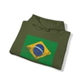 thumbnail image 4 of Brazil Brazilian Flag Pride Hoodie, Gifts, Hooded Sweatshirt, 4 of 4