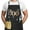 Black Halloween, variant on Holiday Apron Funny Apron Large Cooking Chef Apron for Men With Pockets Frying Aprons for Adults Gag Gifts