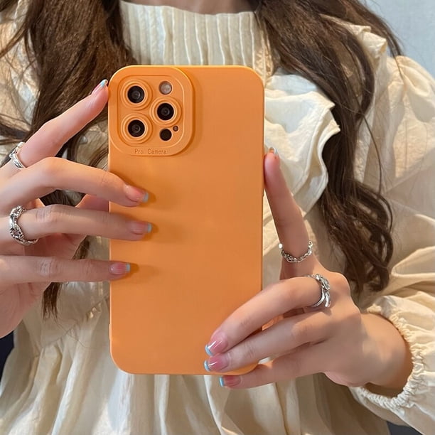Funda de teléfono mate suave de lujo para iphone 11 12 13 14 Pro Max XS X XR 7 8 Plus SE 2020 Candy a prueba de golpes Deng Xun unisex