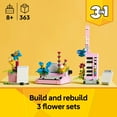 thumbnail image 4 of LEGO Creator 3 in 1 Typewriter with Flowers - Building Toy with 3 Building Options, Typewriter, Flowerpot with Pen & Notebook, or Keytar - Birthday Gift for Girls & Boys - 31169, 4 of 10