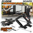 thumbnail image 2 of M-AUTO 4 Pieces 2.5 Ton Scissor Jack, 5000lbs Heavy Duty Floor Jack with Handle, RV Trailer Stabilizer Leveling Scissor Jacks Set, Black, 2 of 11