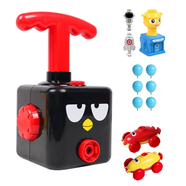Vogacara Juego de juguetes para lanzar globos, coche de dibujos animados, aerodinámico, globo, Power Racer Kit Juguetes No.06 Vogacara FN000082-06B