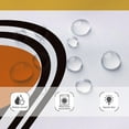 thumbnail image 5 of Stall Small Abstract Boho Mid Century Funky Shower Curtain Geometric Half 36x72 Inch Rv Single Narrow Contemporary Minimalist Semicircle Arch Rustic Polyester Fabric Bathroom Bathtub Decor, 5 of 6