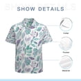 thumbnail image 7 of High Quality Hawaiian Shirts for Men Short Sleeve Aloha Beach Shirt Floral Summer Casual Button Down Shirts Blouses UNOCDT, 7 of 7