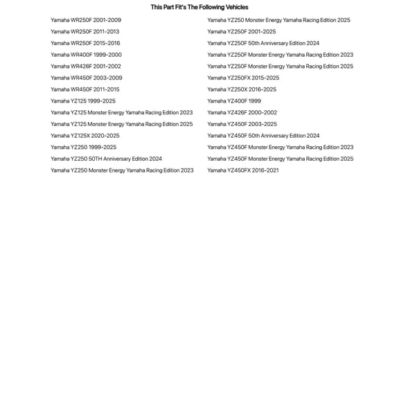 Tusk Impact Wheel Bearing and Seal Kit - Front Y14 Hub For Yamaha YZ250 50TH Anniversary Edition 2024