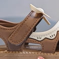thumbnail image 6 of FSYBOA Girls Sandals, Closed Toe Soft Soled Non-Slip Casual Kids Summer Shoes Brown Size 6(Toddler), 6 of 8