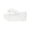 White, variant on Women's Platform Wedge Sandals Chunky High Heel Slip-On Espadrilles Open Toe Dressy Summer Shoes Beach Vacation Slides with Ankle Strap for Casual Outings & Evening Events