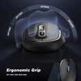 thumbnail image 4 of Wireless Mouse 6-key Function 2.4G Wireless Mouse Compact Ergonomic Silent Mouse Black, 4 of 7