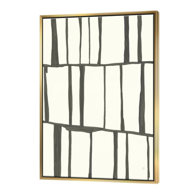 Toile Encadrée Transitionnelle Minimaliste Noir et Blanc