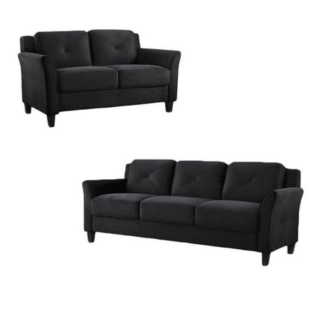 Transitional 2 Piece Sofa and Loveseat Sets in