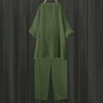 thumbnail image 5 of My Recent Orders Placed By Me Sweatsuits 2Pcs Sets Womens ZVAVZ Lady Cotton Linen Outfits Buttons Long Sleeve Shirt Casual Loose Pants Tracksuit Casual Pants 2 Piece Set, 5 of 7
