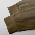 thumbnail image 5 of GNFQXSS Kids Solid Crew Neck Long Sleeve Pullover Relaxed Soft Breathable Comfortable Casual Everyday School Wear Khaki 13 Years, 5 of 8