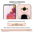 thumbnail image 6 of Compatible with Realme 11 Pro Plus Case for Women Men, Ultra Soft Realme 11 Pro Plus Phone Case with Stand Silicone TPU Plating Cute Astronaut Pattern Cases Cover (Pink), 6 of 12