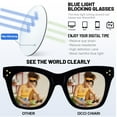 thumbnail image 3 of OCCI CHIARI Blue Light Blocking Reading Glasses for Women Oversized Readers Computer Reader 1.0 1.25 1.5 1.75 2.0 2.25 2.5 2.75 3.0 3.5 4.0 5.0 6.0 (Black, 1.5), 3 of 6